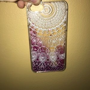 pink glitter iphone case